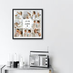 Modern Collage Photo Love You Grandma Best Gift Poster<br><div class="desc">Modern Collage Photo Love You Grandma Best Gift</div>