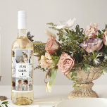Modern Collage Photo Love You Grandma Best Gift Wine Label<br><div class="desc">A modern collage photo of you and your grandma can be the perfect gift to show her how much you love and appreciate her. This unique and thoughtful gift is a great way to preserve your special memories together and create a beautiful piece of art that she can display in...</div>