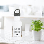 Modern Collage Photo Love You Grandpa Best Gift 532 Ml Water Bottle<br><div class="desc">Modern Collage Photo Love You Grandpa Best Gift</div>