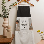 Modern Collage Photo Love You Grandpa Best Gift Apron<br><div class="desc">Modern Collage Photo Love You Grandpa Best Gift</div>