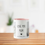 Modern Collage Photo Love You Mum Best Gift Mug<br><div class="desc">If you're looking for a heartfelt and meaningful gift to show your love and appreciation for your mum, a modern collage photo could be a great choice. A modern collage photo is a unique and creative way to display your favourite memories with your mum. It typically involves combining several photos...</div>