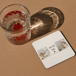 Modern Collage Photo Love You Mum Best Gift Square Paper Coaster<br><div class="desc">If you're looking for a heartfelt and meaningful gift to show your love and appreciation for your mum, a modern collage photo could be a great choice. A modern collage photo is a unique and creative way to display your favourite memories with your mum. It typically involves combining several photos...</div>