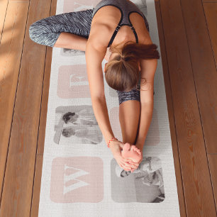 Modern Collage Photo & Pink Gift For Lovely Wifey Yoga Mat