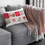 Modern Collage Photo Red & Pink Best Mum Ever Gift Lumbar Cushion<br><div class="desc">Modern Collage Photo Red & Pink Best Mum Ever Gift.Best Personalised Gift For Mothers day,  Woman's day or Mum Birthday. Surprise Mum With a Gift That’s As Amazing As She Is.</div>