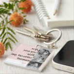 Modern Collage Photo & Romantic Lovely Quote Gift Key Ring<br><div class="desc">Modern Collage Photo What Matters Most Family Gift</div>