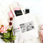 Modern Collage Photo & Text Red Heart Mother Gift Tote Bag<br><div class="desc">The modern collage photo and text red heart mother gift is a beautiful and unique present that any mother would love to receive. This gift is a personalized work of art that combines favorite photos and heartfelt messages to create a one-of-a-kind keepsake. The modern design of the collage is sure...</div>