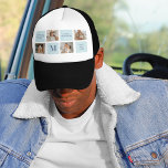 Modern Collage Photos Blue Best Fathers Gift Trucker Hat<br><div class="desc">Modern collage photos with a blue theme can make a great gift for Father's Day or any occasion to celebrate a special dad. Collage photos are a unique and creative way to showcase a collection of memorable moments and can be customised to fit the recipient's style and personality.</div>