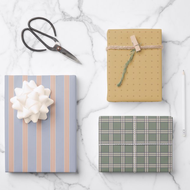 Modern Collection Wrapping Paper Sheet (Front)