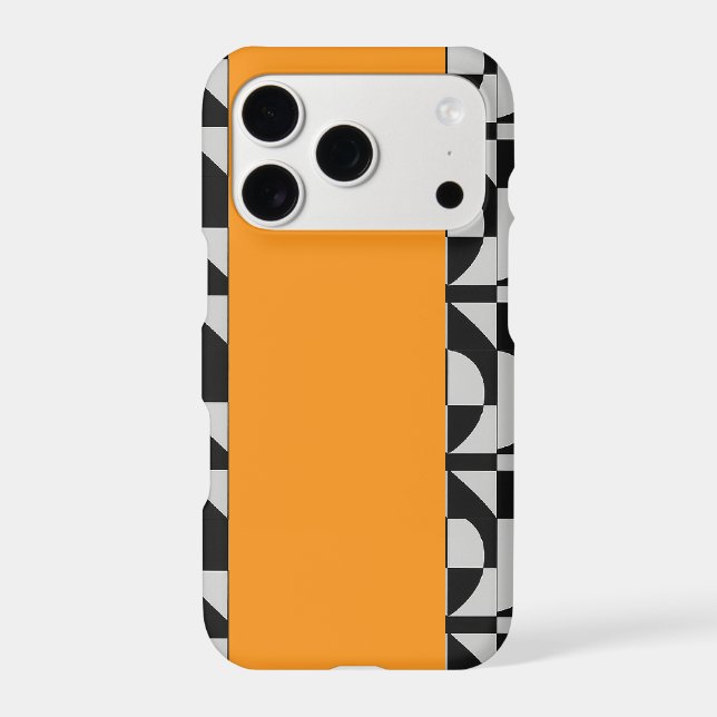 Modern Color Blocking: Modular Pattern Protective  (Back)