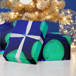 MODERN_COLOR_BLUE_GIFT WRAPPING PAPER