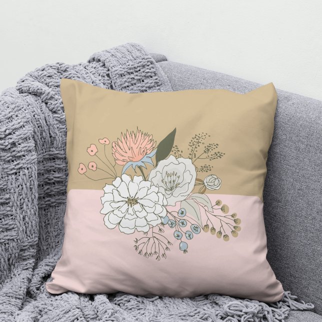 Modern Colorblock Bouquet Cushion (Creator Uploaded)