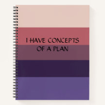 Modern Colorblock Horizontal Stripe Blue Monogram