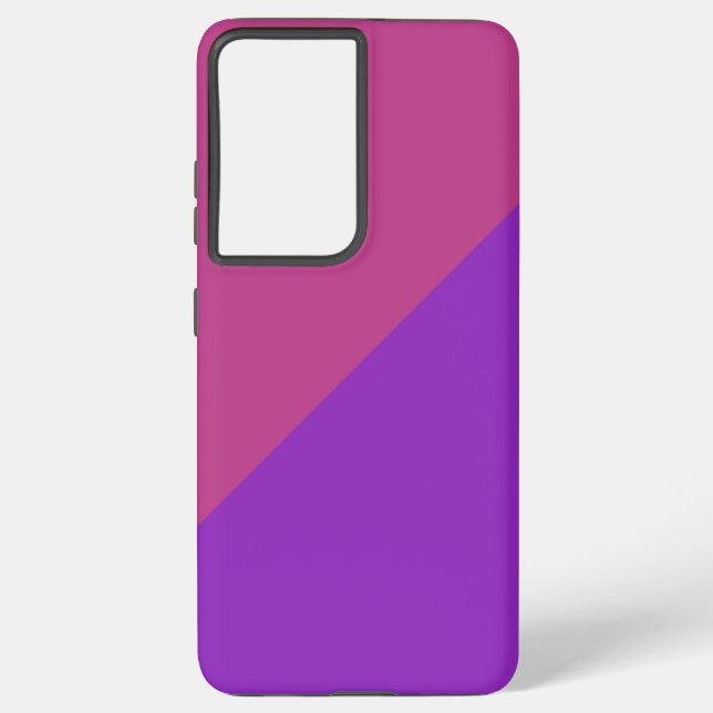 Modern Colorblock  Samsung Galaxy S21 Ultra Case (Back)