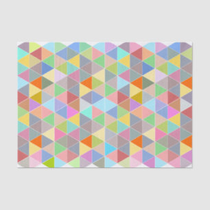 Modern colorful geometric pattern decoupage crafts tissue paper