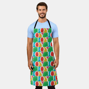 MODERN colorful JOY JOY JOY CHRISTMAS HOLIDAY Apron