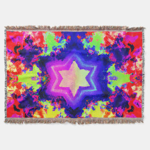 Modern Colorful Pattern Design Throw Blanket