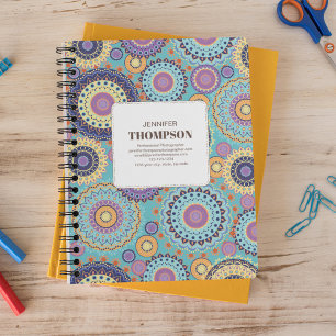 Modern Colorful Personalized Geometric  Planner