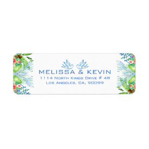 Modern Colorful Tropical Flowers