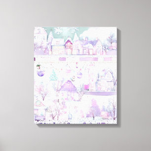 Modern Colorful Wrapped Art Canvas Print