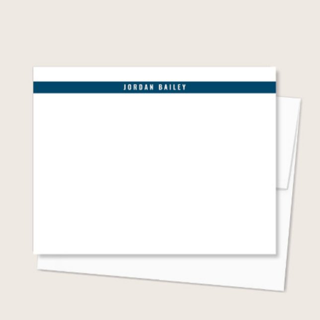 Modern Colour Band Professional Technical Deep Blu Card (Creator Uploaded)