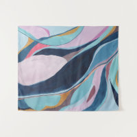 Modern Colour block Abstract Art Tapestry