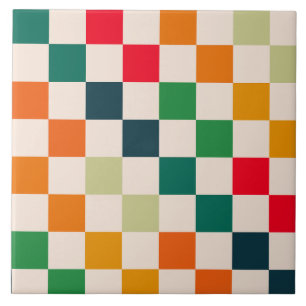 Modern Colour Block Decorative Ceramic Tile