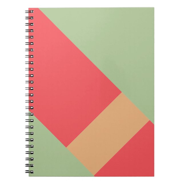 Modern Colour Block Geo 1 Notebook (Front)