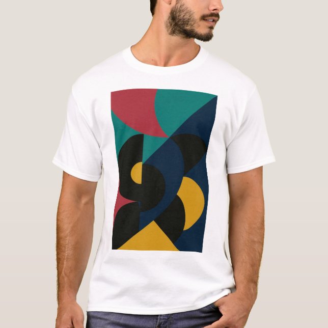 Modern Colour Print Tee (Front)