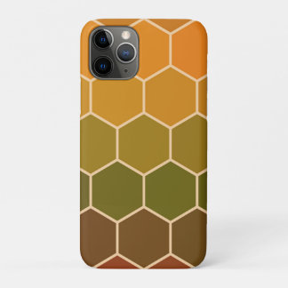 Modern Colourful 3d Cubes or Hexagons pattern iPhone 11 Pro Case