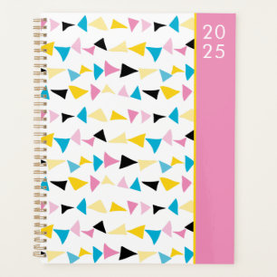 Modern colourful abstract 2025 planner