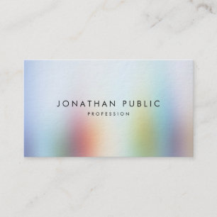 Modern Colourful Abstract Art Elegant Template Business Card