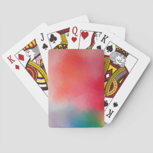 Modern Colourful Abstract Art Elegant Template Playing Cards