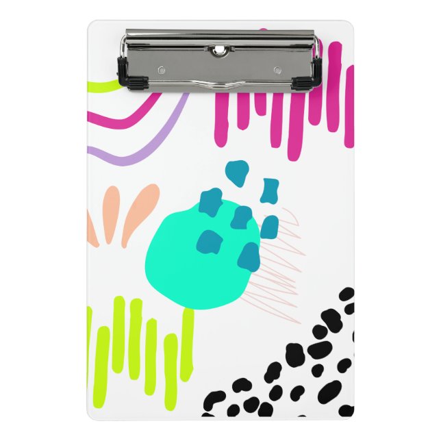 Modern colourful abstract art. mini clipboard (Front)
