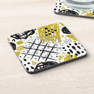 Modern Colourful Abstract Art Shapes Coaster