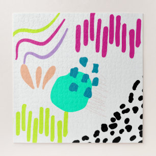 Modern colourful  Abstract pattern . Jigsaw Puzzle