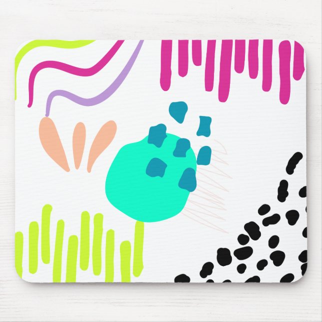 Modern colourful Abstract pattern. Mouse Mat (Front)