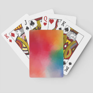 Modern Colourful Abstract Template Custom Elegant Playing Cards