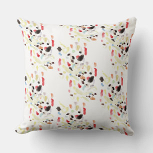 Modern Colourful Abstract Throw Pillow