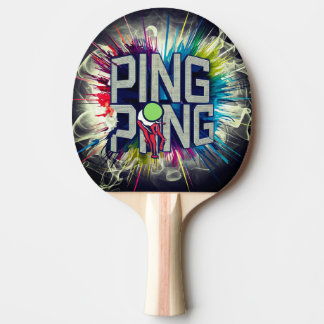 modern colourful Abstract trendy Ping Pong Paddle