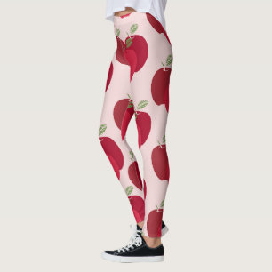 Modern Colourful Apple Pattern Legging Design