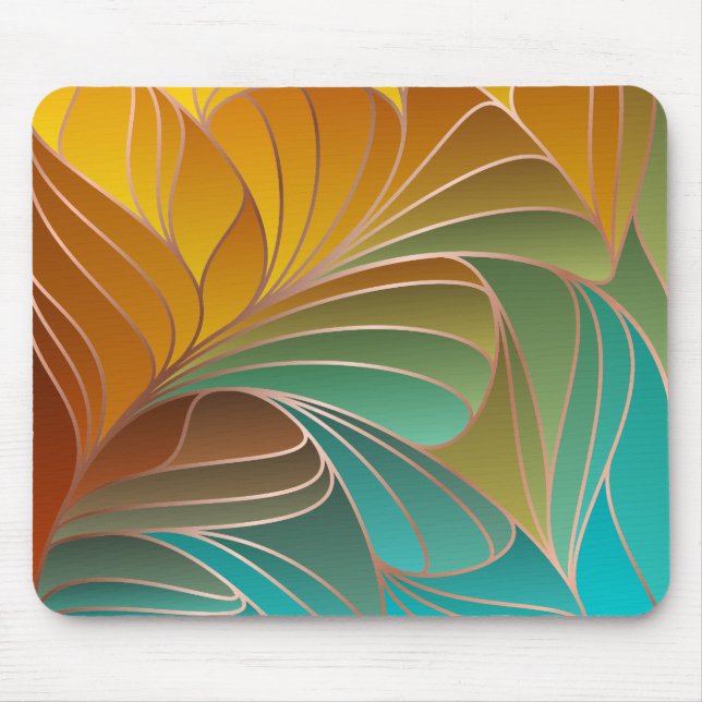 modern,colourful,art nouveau,art deco,pattern,abst mouse mat (Front)