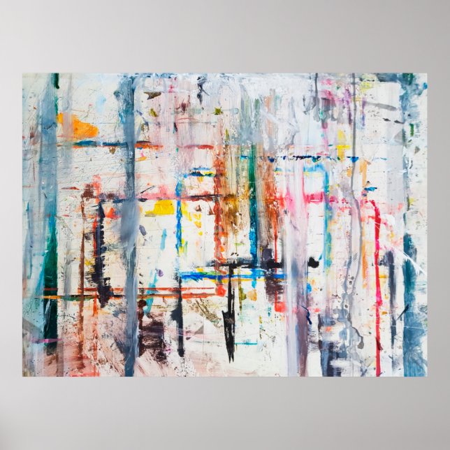 Modern colourful background.art,contemporary,moder poster (Front)