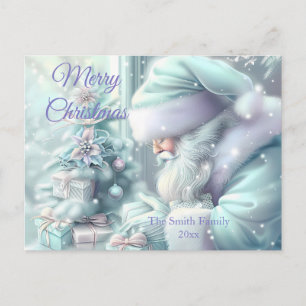 Modern Colourful Christmas Theme Postcard