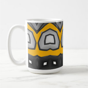 Modern colourful classic trendy pattern design cof coffee mug