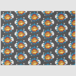 Modern Colourful Comic Book KAPOW Pop Art Tissue Paper