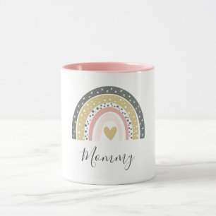  Modern Colourful Cute Rainbow Mama  Mug
