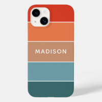 Modern Colourful Earth Colorblock Personalised Nam