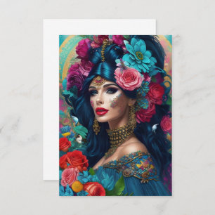 Modern Colourful Flat Card For Any Occasion