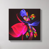 Modern Colourful Floral Abstract Art Pattern #06