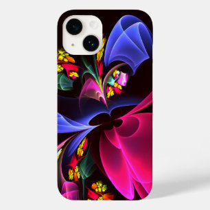 Modern Colourful Floral Abstract Art Pattern #06 Case-Mate iPhone 14 Case